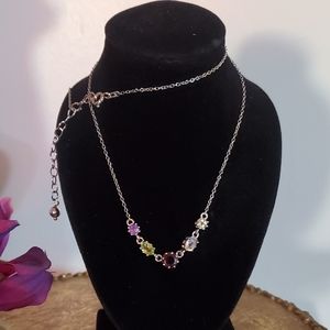 Multi gemstone necklace